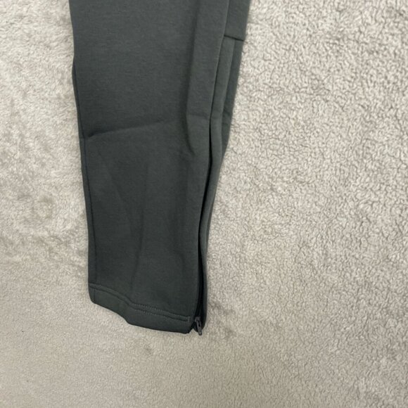 NEW Adidas Mens Tapered Fit Grey Jogger Sweatpants M Polyester Ankle Zip - Picture 7 of 8